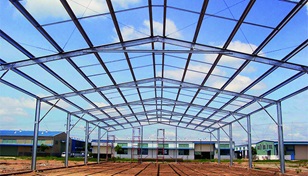Steel purlins used in construction